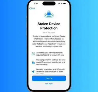 抚顺苹果授权维修店分享被盗设备保护功能开启方法 