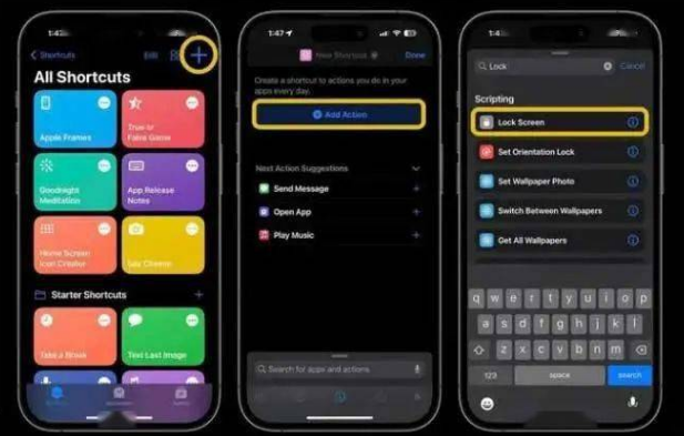 抚顺苹果14锁屏维修店分享iPhone14升级iOS16.4后如何创建锁屏快捷方式 