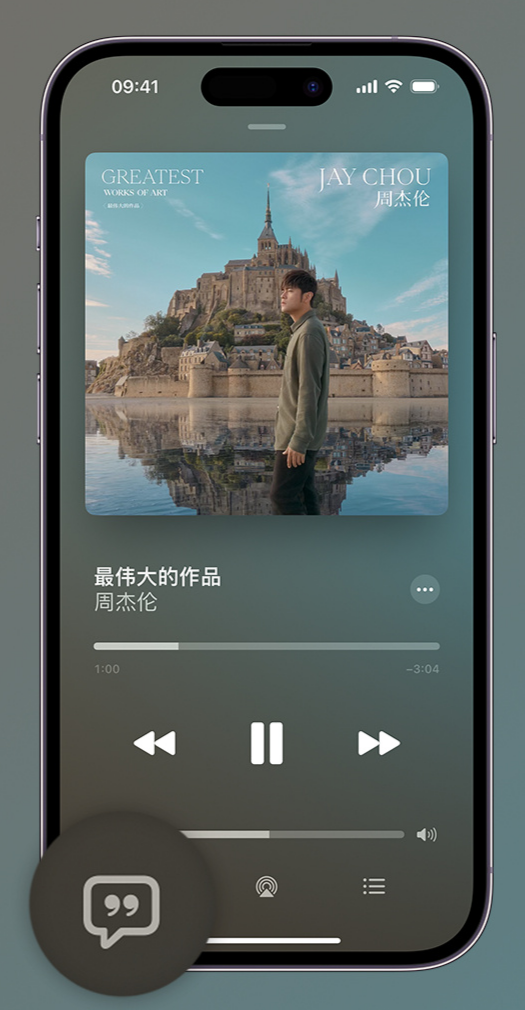 抚顺iphone维修分享如何在iPhone上使用Apple Music全新唱歌功能 